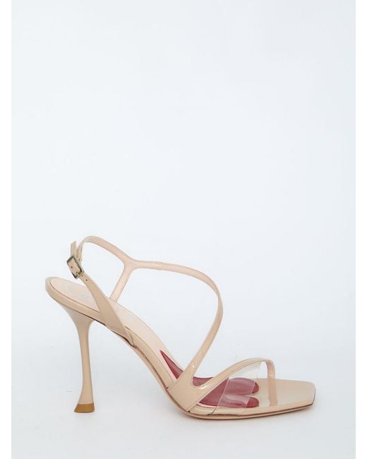 Roger Vivier White I Love Vivier Sandals