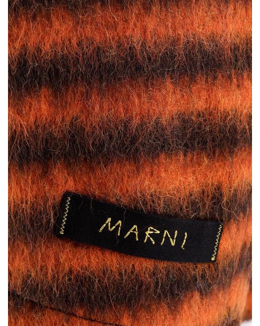 Marni Orange Coat for men