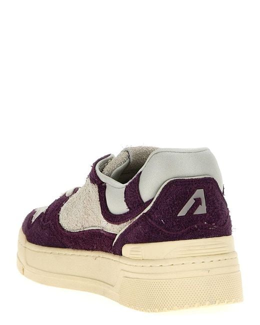 Autry Purple "Clc" Sneakers