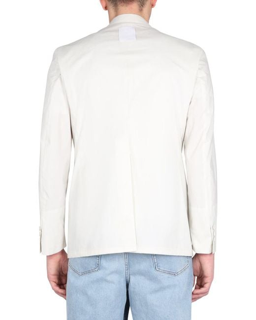 Lardini White Single-breasted Jacket for men