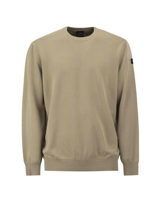 Paul & Shark Natural Garment-dyed Cotton Jersey for men