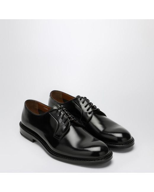 Doucal's Black Low Lace-Up for men