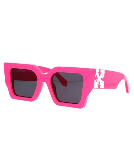 Off-White c/o Virgil Abloh Pink Sunglasses