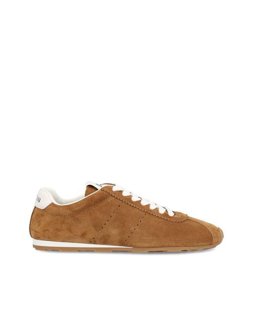Miu Miu Brown Sneakers