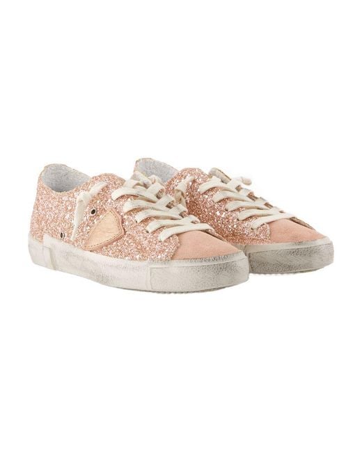 Philippe Model Pink Prsx Low Sneakers