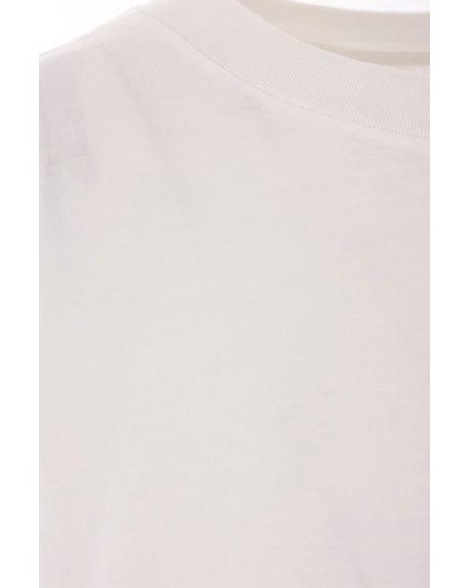 MM6 by Maison Martin Margiela White T-shirt Dress