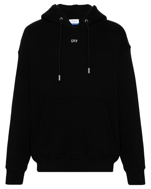 Off-White c/o Virgil Abloh Black Off- Off Stamp Skate Hoodie for men