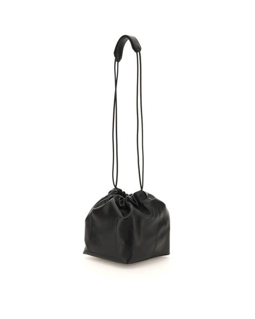 Jil Sander Black Dumpling Crossbody Bag