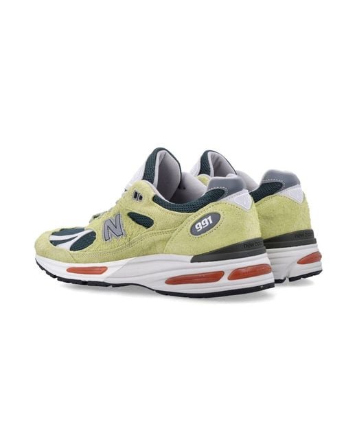 New Balance Green Uk 991V2