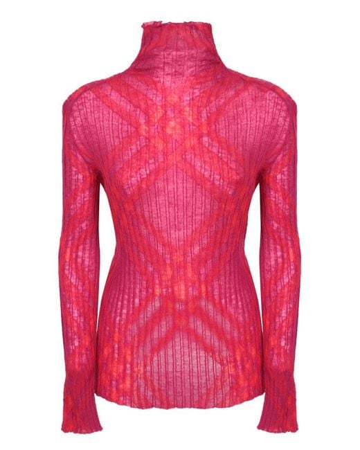 Burberry Pink Knitwear