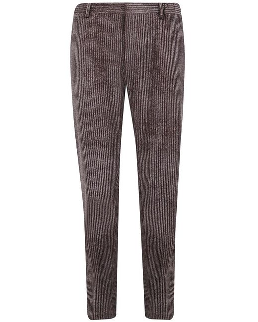 Emporio Armani Gray Classic Chino Trousers Clothing for men