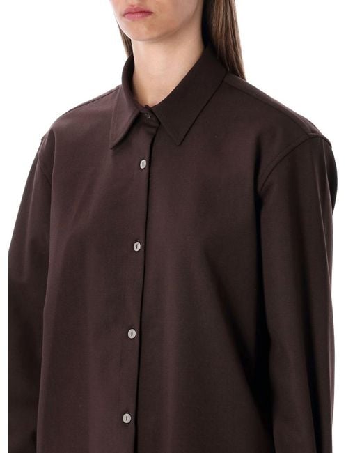 THE LATEST Black Cotton Overshirt