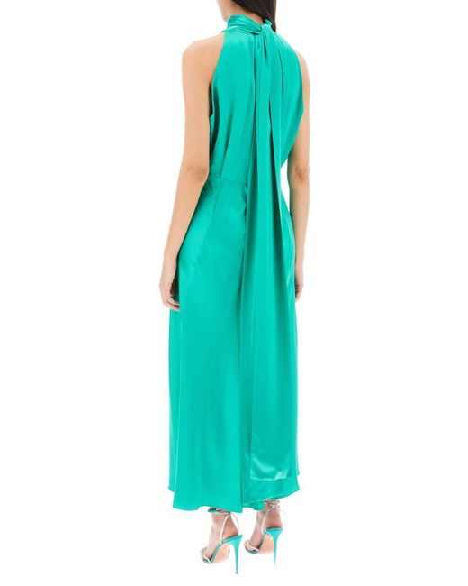 Saloni Green 'michelle' Satin Dress