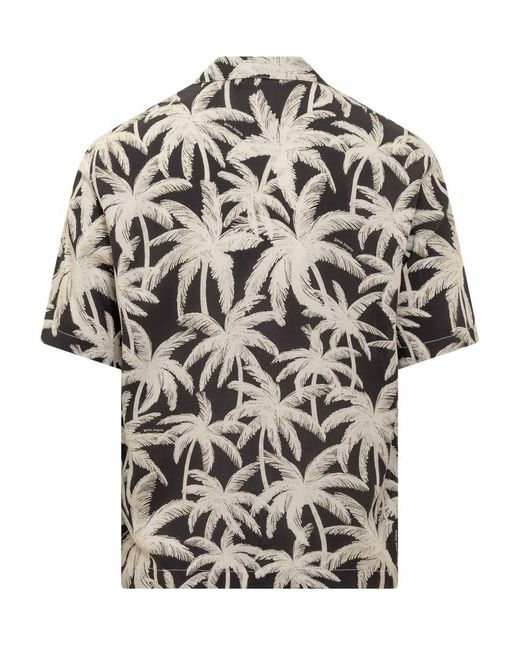 Palm Angels White Palms Shirt for men