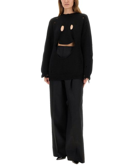 Moschino Black Wool Jersey