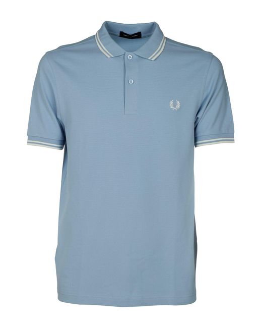 light blue fred perry sweatshirt