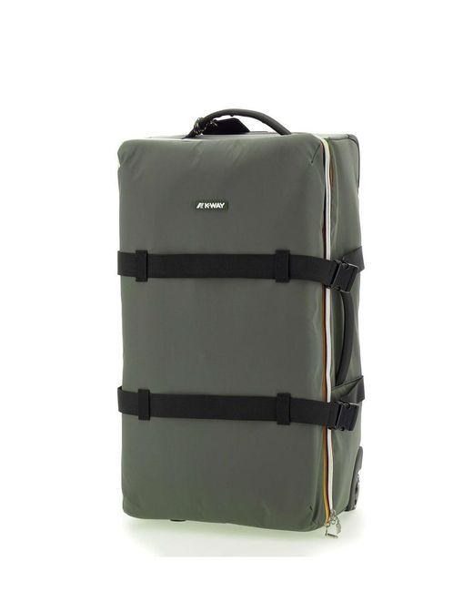 K-Way Green Suitcases for men