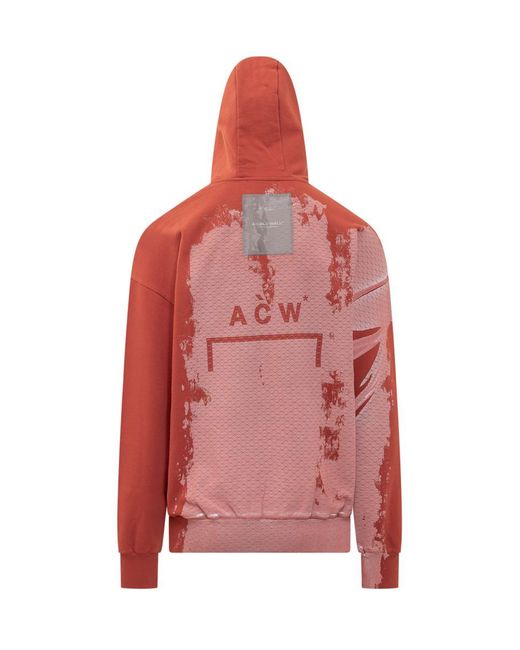 A_COLD_WALL* Red A Cold Wall Brushstroke Sweatshirt for men