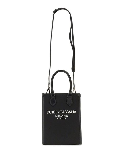 Dolce & Gabbana Black Borsa Small Con Logo for men