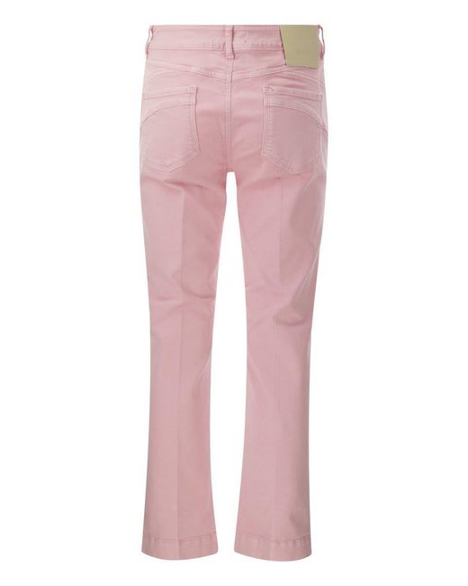 Sportmax Pink Nilly - Five-pocket Mini Flare Trousers