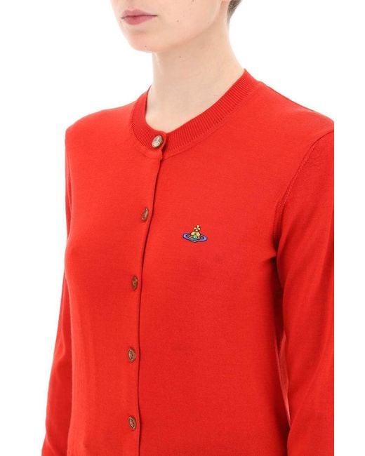 Vivienne Westwood Bea Cardigan With Embroidered Logo