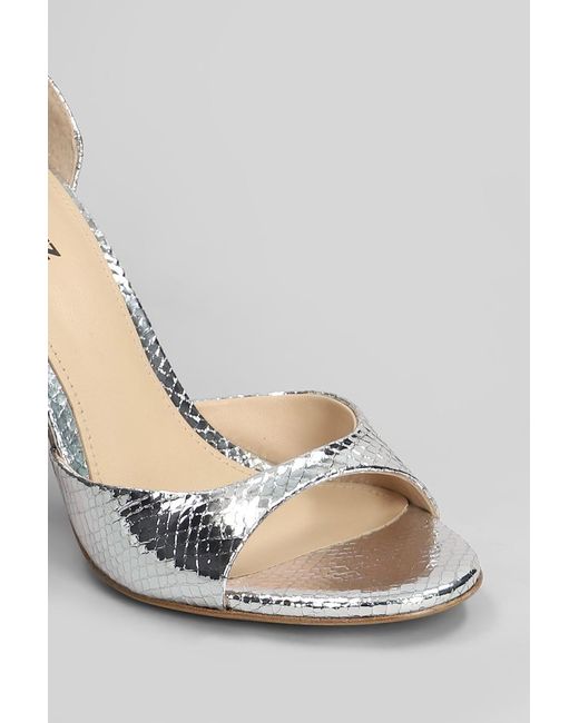 Lola Cruz Gray Kumala 95 Sandals