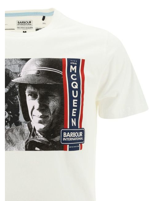 Barbour T-shirts in White for Men | Lyst