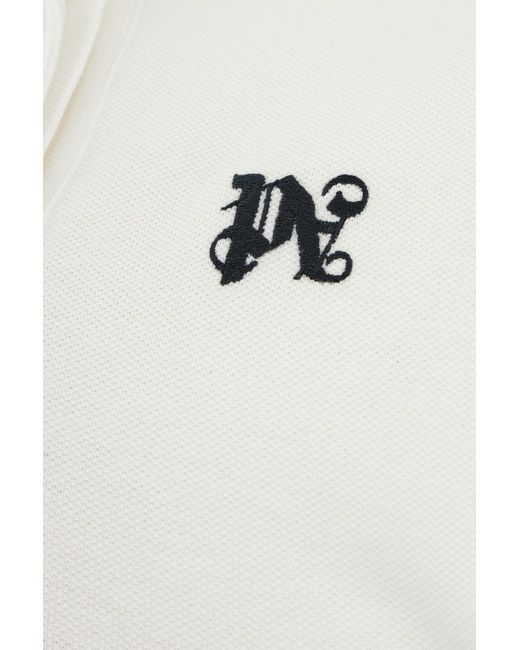 Palm Angels White Polo