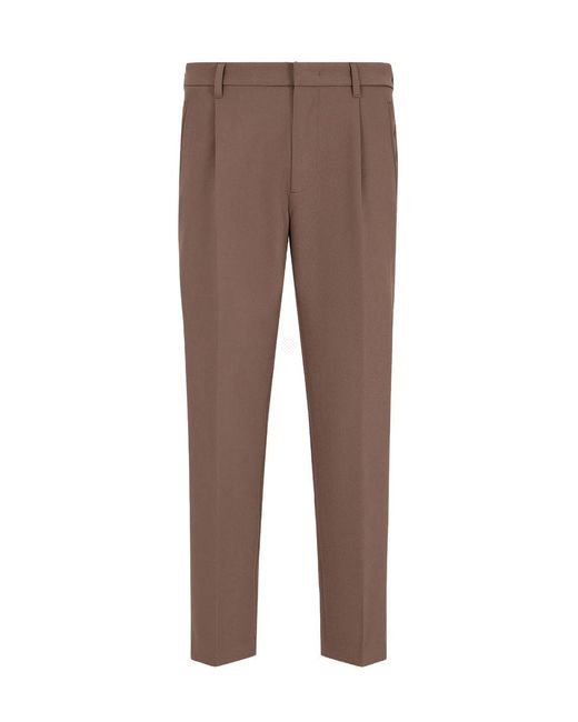 Emporio Armani Brown Trousers for men