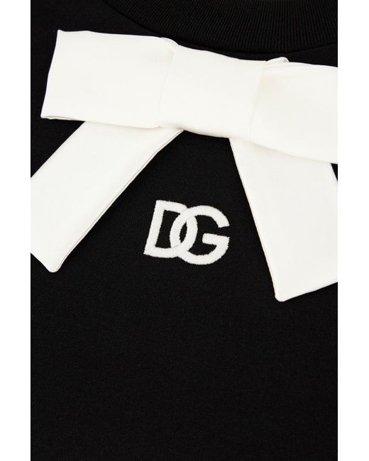Dolce & Gabbana Black Bow T-Shirt
