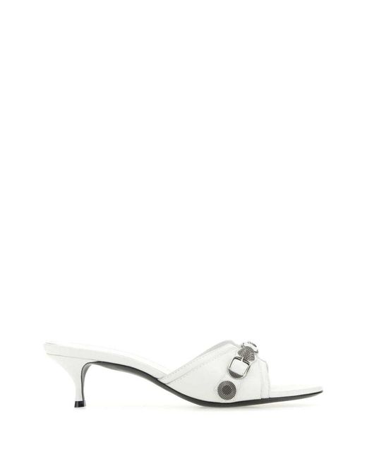 Balenciaga Sandals in White | Lyst