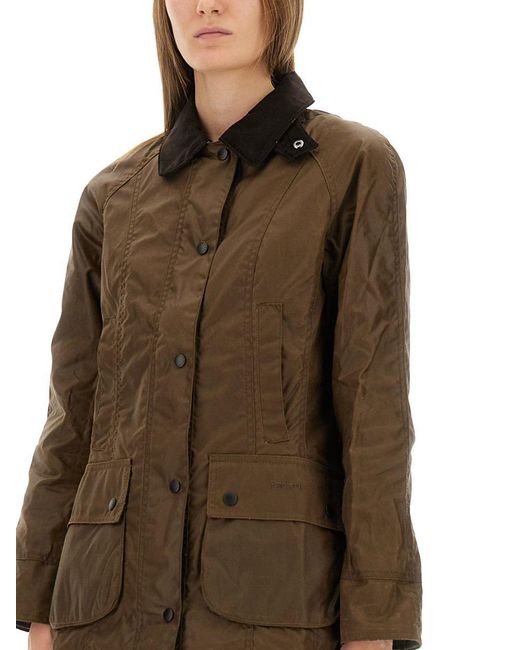 Barbour Brown Waxed Jacket "Beandell"