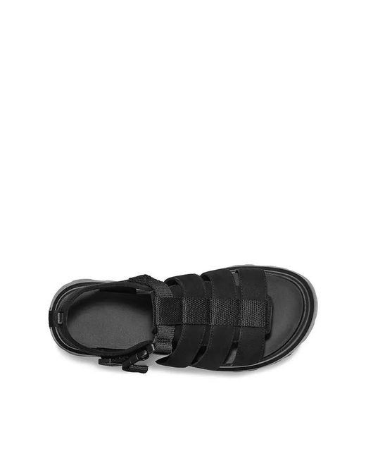Ugg Black Cora Leather Sandals