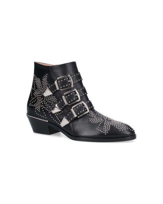 Chloé Black Susanna Short Boot