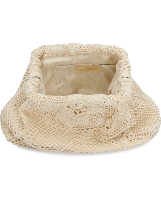 La Milanesa Natural Taormina Crochet Bag