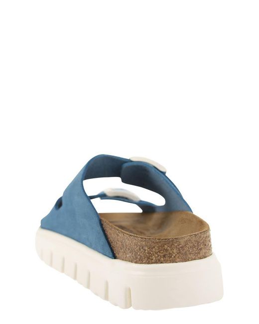 Birkenstock Blue Arizona Pap Chunky - Sandal With Buckles