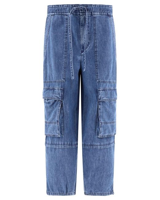 Isabel Marant Blue "ivy" Cargo Trousers