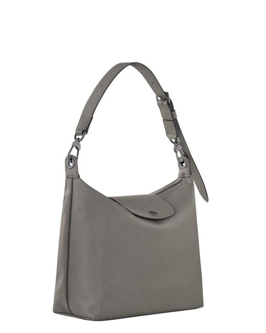 Longchamp "Le Pliage Xtra" Medium Shoulder Bag in Grey Lyst UK