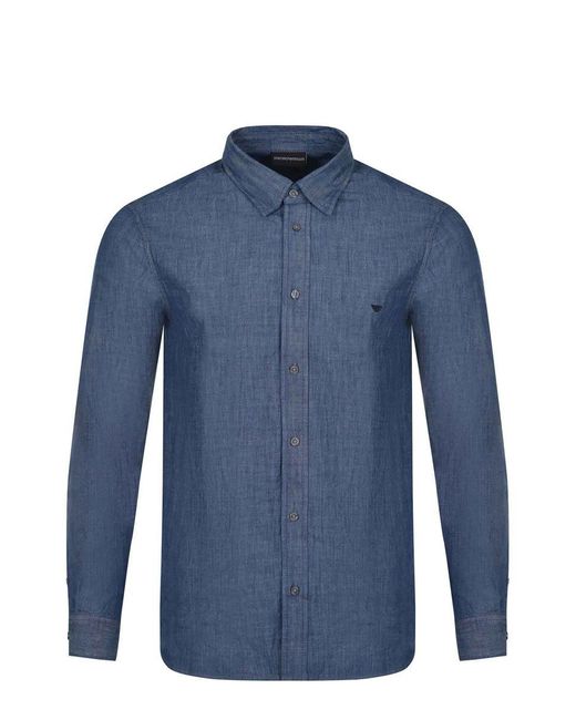 Emporio Armani Blue Shirts for men