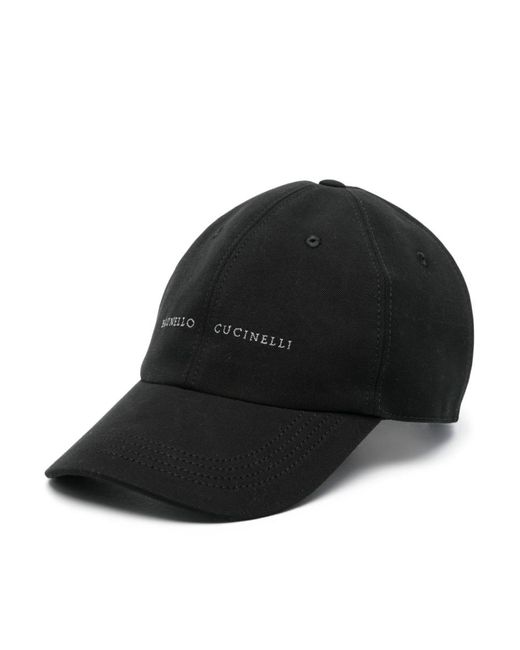 Brunello Cucinelli Black Hat for men