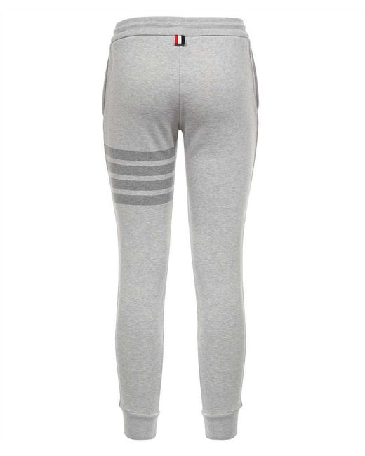 Thom Browne Gray Cotton Sweatpants