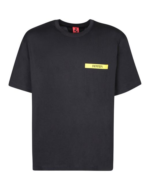 Ferrari Black T-Shirts for men