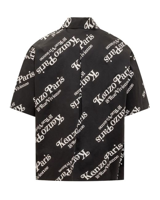 KENZO Black Boxy Shirt ' By Verdy' for men