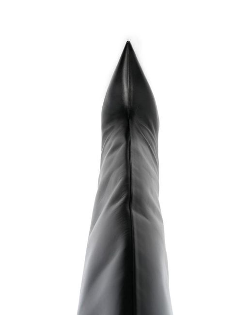 The Attico Black Cheope Knee-high 105mm Boots