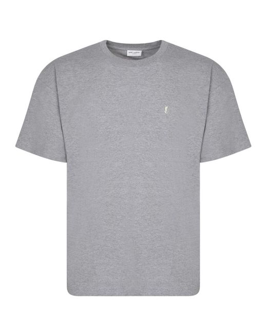 Saint Laurent Gray T-Shirts for men