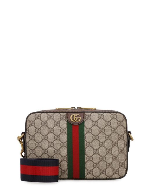 Gucci Gray Ophidia Gg Supreme Fabric Shoulder-Bag for men