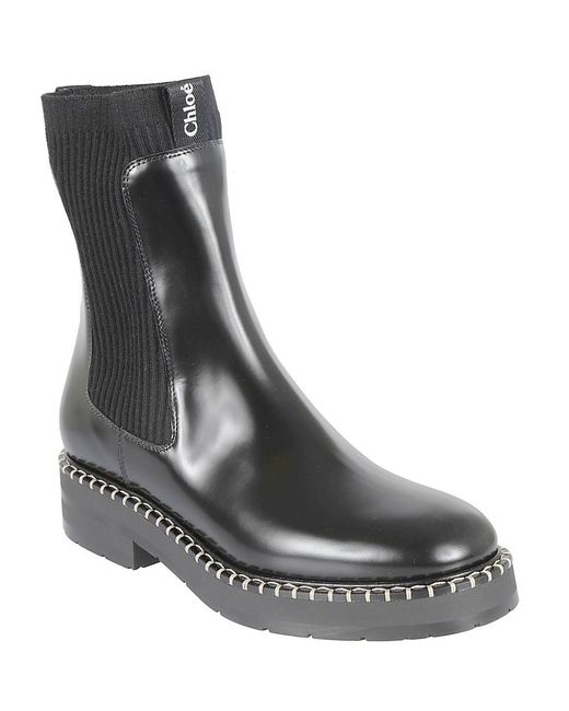 Chloé Black Noua Ankle Boot