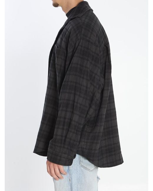 Balenciaga Black Layered-Effect Shirt for men
