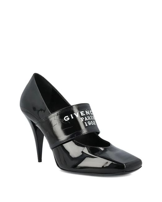 Givenchy Black Décolleté Sliced Square Tape
