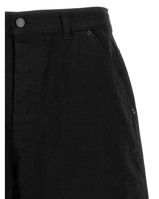 Saint Laurent Black Cotton Bermuda Shorts for men